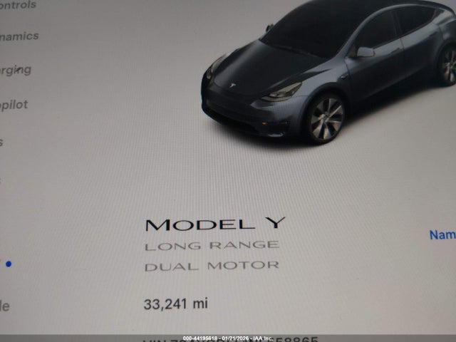 Продажа на аукционе авто 2022 Tesla Model Y Long Range Dual Motor All-wheel Drive, vin: 7SAYGDEE1NF558865, номер лота: 44195618