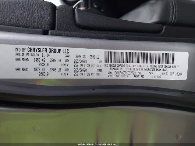 Jeep Grand Cherokee Altitude 2015 1C4RJFAG6FC697703 Image 9
