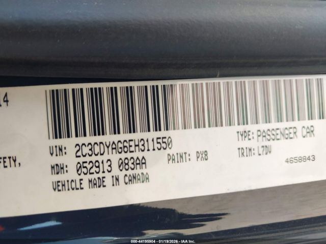 2014 DODGE CHALLENGER 2C3CDYAG6EH311550 Photo 8