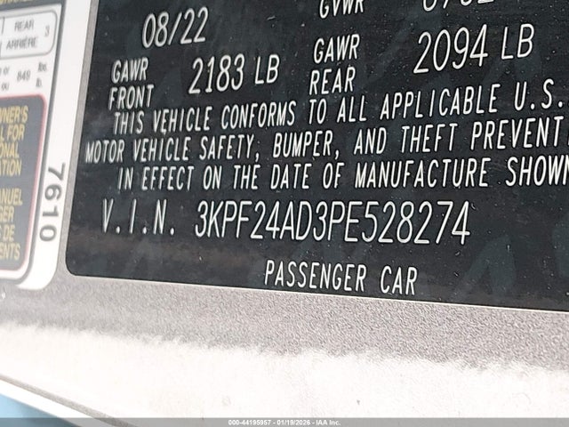 KIA Forte Lxs 2023 3KPF24AD3PE528274 Image 9
