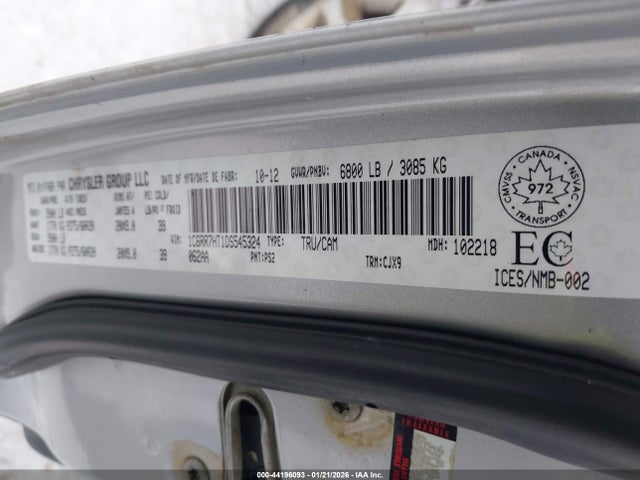 Продаж на аукціоні авто 2013 Ram 1500 Sport, vin: 1C6RR7HT1DS545324, номер лоту: 44196093