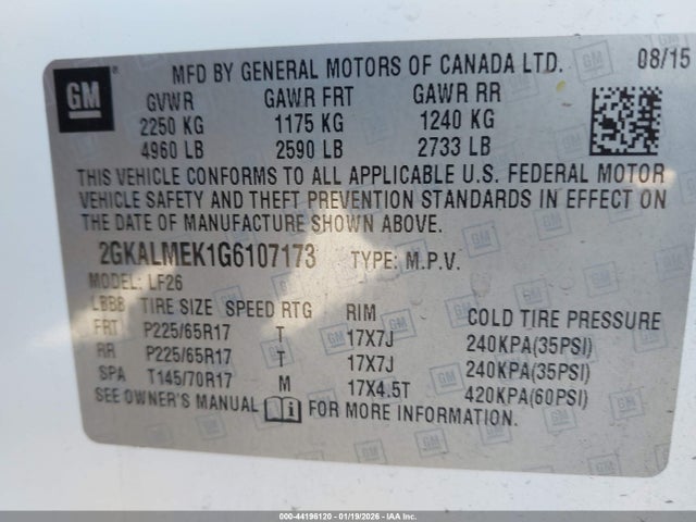 2GKALMEK1G6107173 GMC Terrain Sle-1
