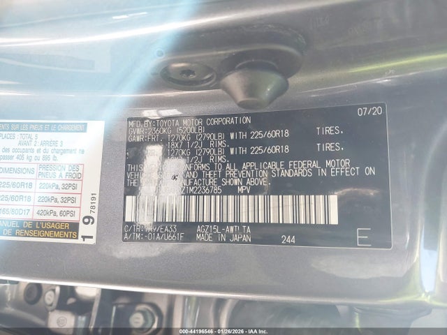 2021 LEXUS NX 300 JTJGARDZ1M2236785 Photo 8