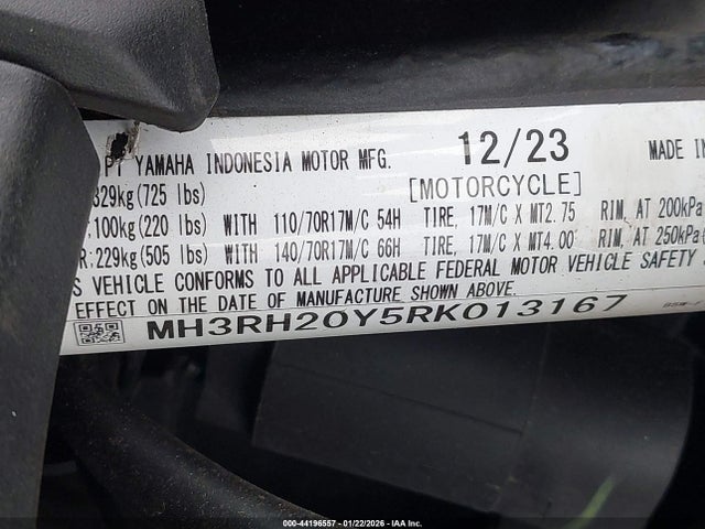 MH3RH20Y5RK013167 Yamaha Mt-03