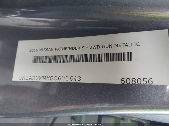 5N1AR2MNXGC601643 Nissan Pathfinder S