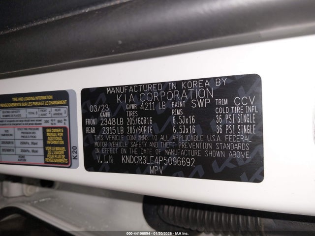 2023 KIA NIRO KNDCR3LE4P5096692 Photo 8