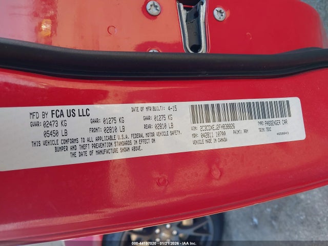Dodge Charger Srt 392 2015 2C3CDXEJ2FH838826 Image 9