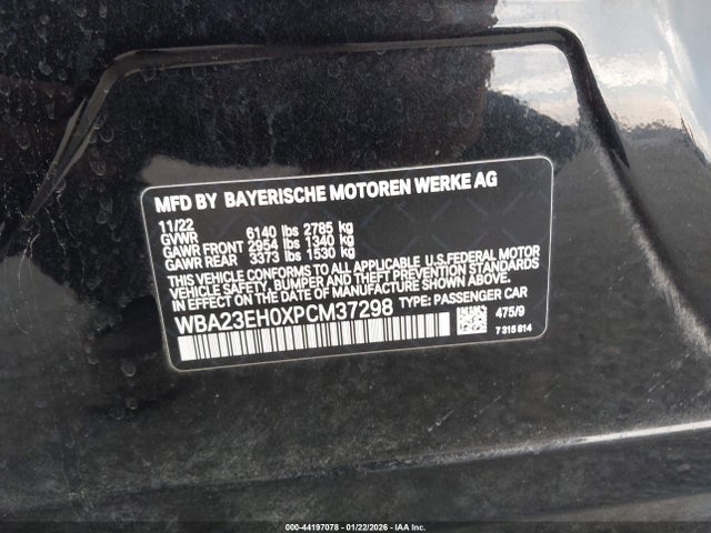 2023 BMW 740 WBA23EH0XPCM37298 Photo 8