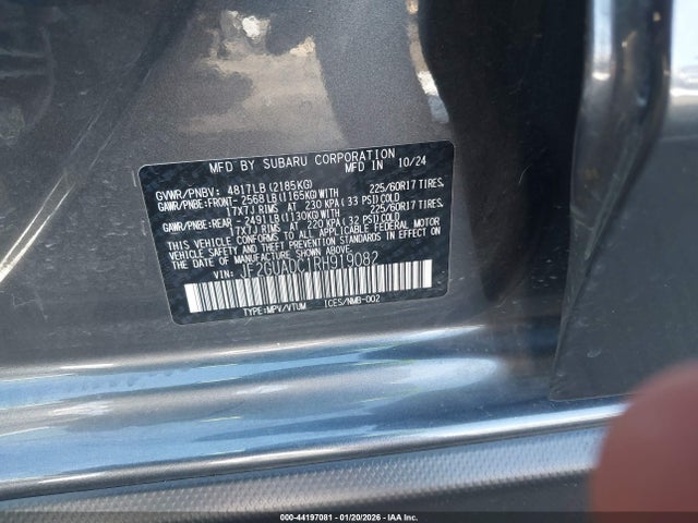 Subaru Crosstrek Premium 2024 JF2GUADC1RH919082 Image 9