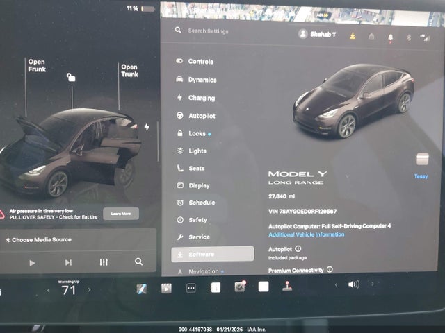 7SAYGDED0RF129567 Tesla Model Y Rwd