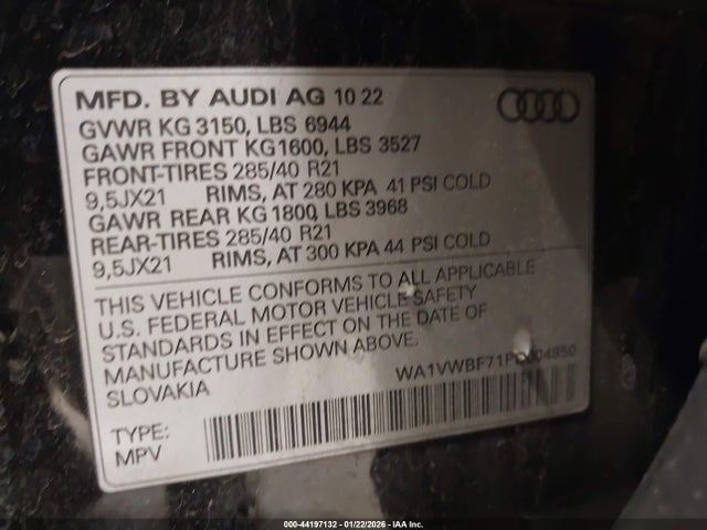 2023 AUDI SQ7 WA1VWBF71PD004950 Photo 8