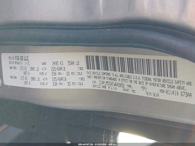 Jeep Cherokee Limited 2015 1C4PJMDSXFW642052 Image 9