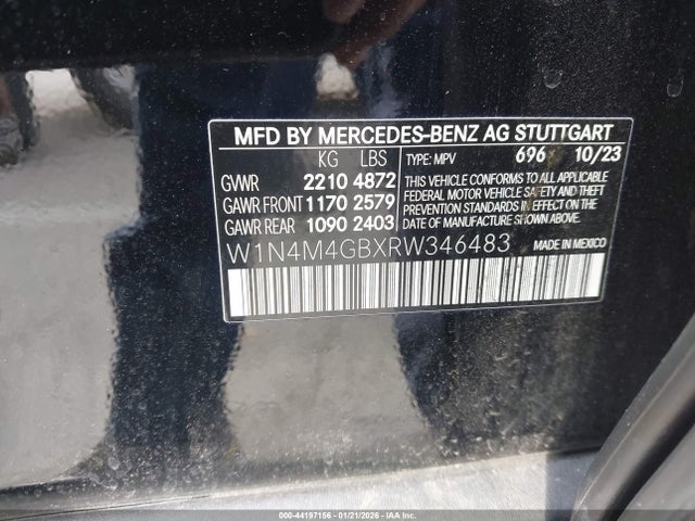 2024 MERCEDES-BENZ GLB 250 W1N4M4GBXRW346483 Photo 8