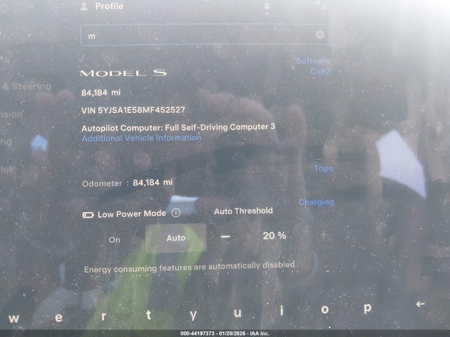 2021 TESLA MODEL S 5YJSA1E58MF452527 Photo 6