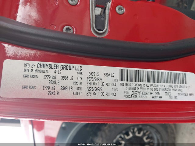 2013 RAM 1500 1C6RR7KT4DS651694 Photo 8