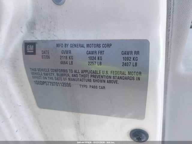 2007 CADILLAC CTS 1G6DP577970112936 Photo 8