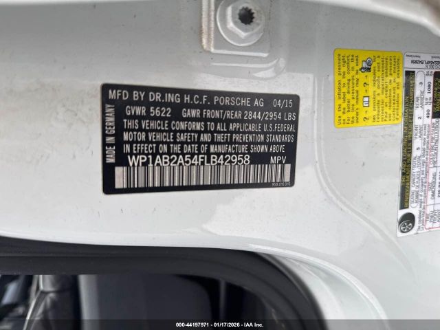 2015 PORSCHE MACAN WP1AB2A54FLB42958 Photo 8