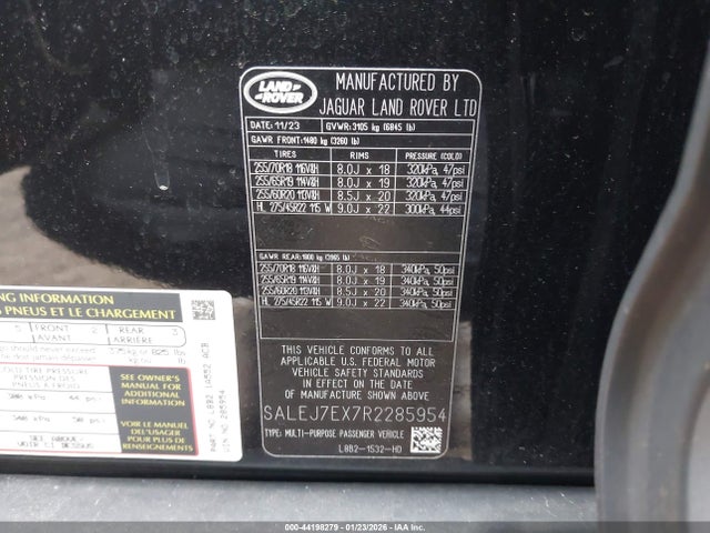 SALEJ7EX7R2285954 Land Rover Defender 110 P300