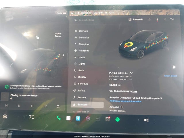 2023 TESLA MODEL Y 7SAYGDEE5PF777248 Photo 6