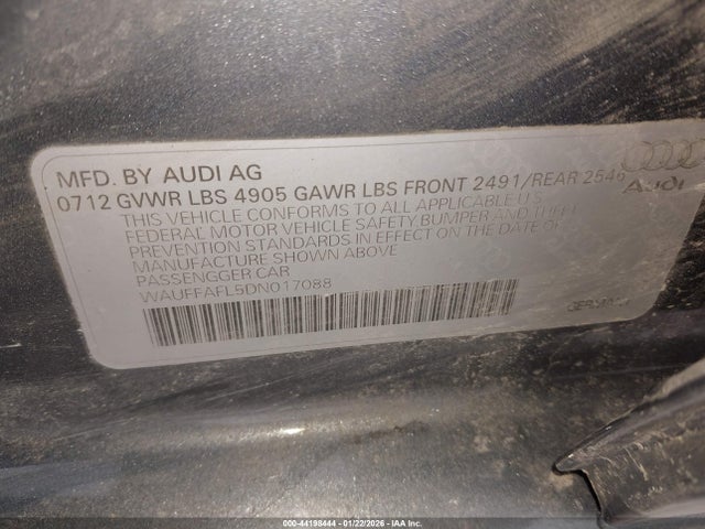 2013 AUDI A4 WAUFFAFL5DN017088 Photo 8
