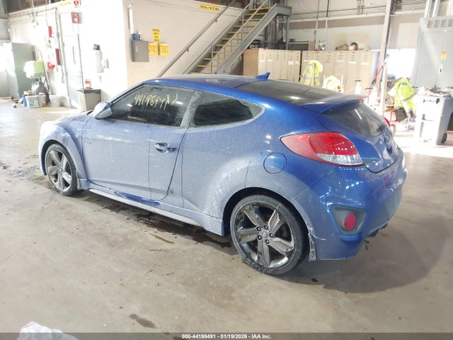Hyundai Veloster Turbo W/black 2014 KMHTC6AEXEU183517 Image 3