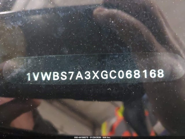 Продажа на аукционе авто 2016 Volkswagen Passat 1.8t Se, vin: 1VWBS7A3XGC068168, номер лота: 44198575