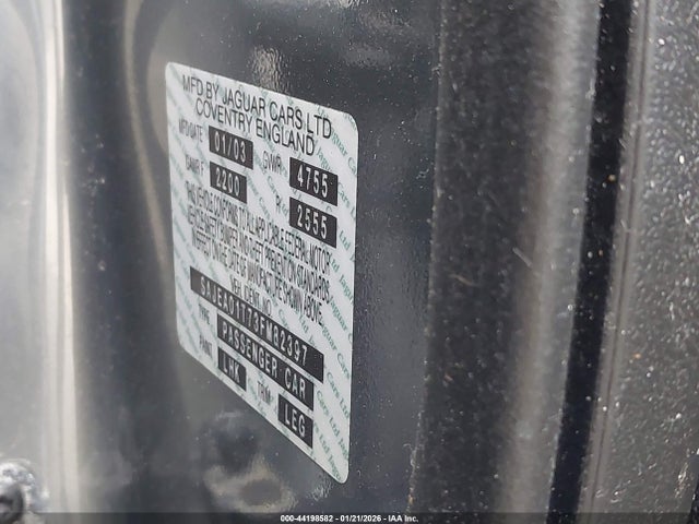 2003 JAGUAR S-TYPE SAJEA01T73FM82397 Photo 8