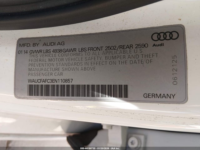 2014 AUDI A6 WAUCFAFC3EN110857 Photo 8