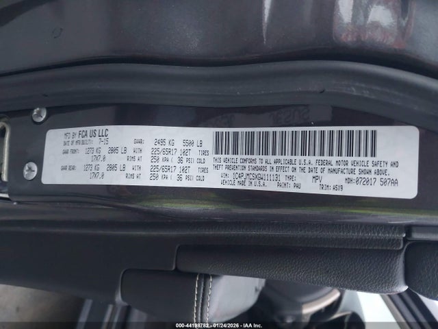 2016 JEEP CHEROKEE 1C4PJMCSXGW111131 Photo 8