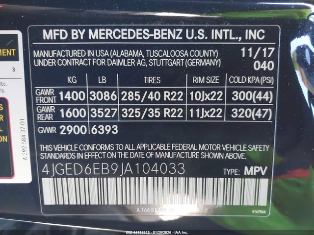 2018 MERCEDES-BENZ AMG GLE 43 COUPE 4JGED6EB9JA104033 Photo 8