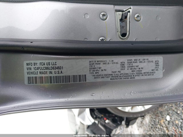 Jeep Cherokee Latitude Fwd 2020 1C4PJLCB6LD634601 Image 9