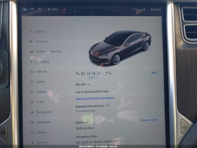 2013 TESLA MODEL S 5YJSA1CN0DFP11465 Photo 6