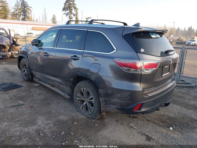 Toyota Highlander Xle V6 2016 5TDJKRFH7GS270611 Image 3