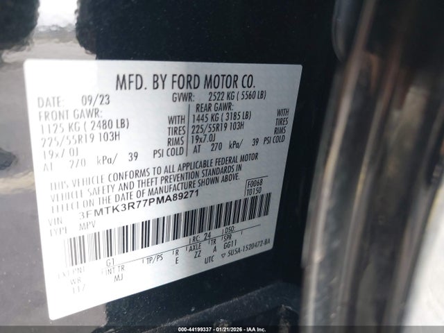 2023 FORD MUSTANG MACH-E 3FMTK3R77PMA89271 Photo 8