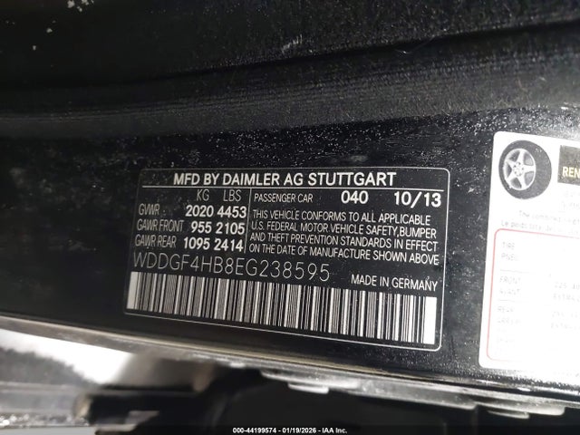 Продаж на аукціоні авто 2014 Mercedes-benz C-class C 250 Sport, vin: WDDGF4HB8EG238595, номер лоту: 44199574