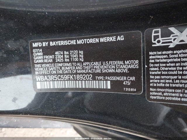 2015 BMW 435I WBA3R5C59FK189202 Photo 8