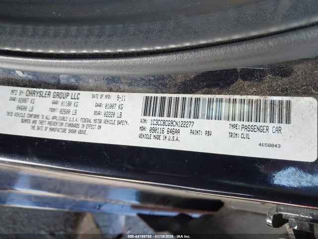 2012 CHRYSLER 200 1C3CCBCG9CN122277 Photo 8