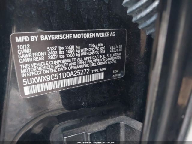 2013 BMW X3 5UXWX9C51D0A25272 Photo 8