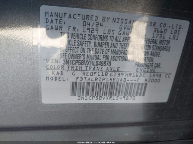 2024 NISSAN KICKS 3N1CP5BVXRL549870 Photo 8