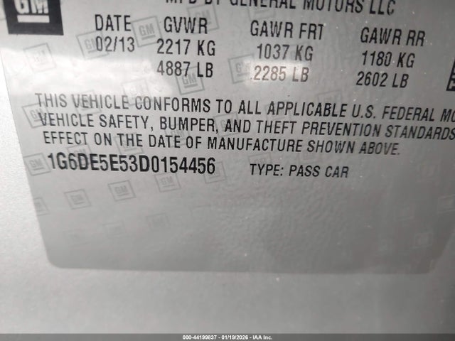 2013 CADILLAC CTS 1G6DE5E53D0154456 Photo 8