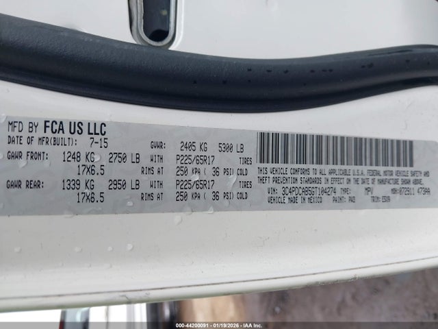 2016 DODGE JOURNEY 3C4PDCAB5GT104274 Photo 8