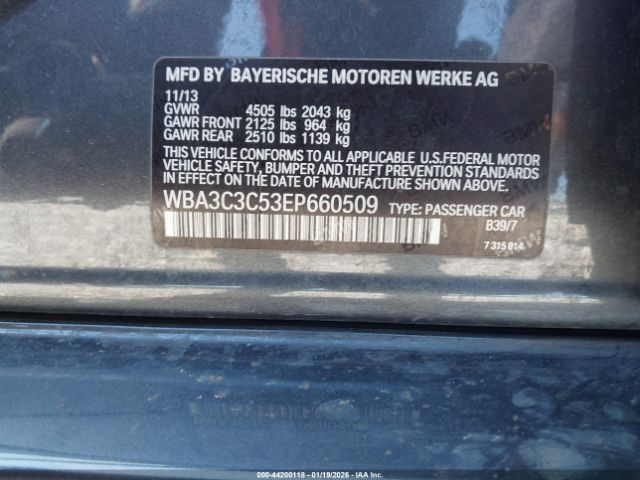 2014 BMW 320I WBA3C3C53EP660509 Photo 8