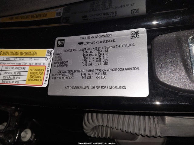 2023 CADILLAC ESCALADE 1GYS4GKL4PR354441 Photo 8