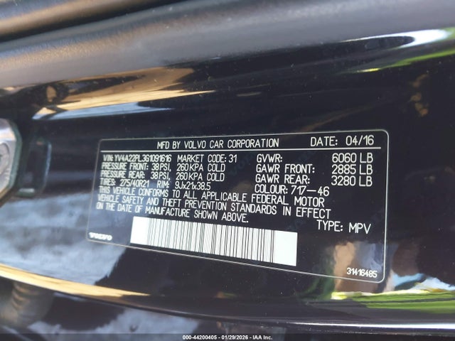 2016 VOLVO XC90 YV4A22PL3G1091616 Photo 8