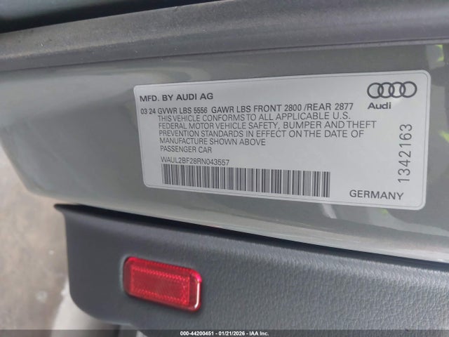 2024 AUDI A6 WAUL2BF28RN043557 Photo 8