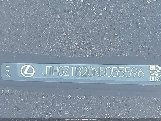 JTHGZ1B20N5055596 Lexus Is 350 F Sport
