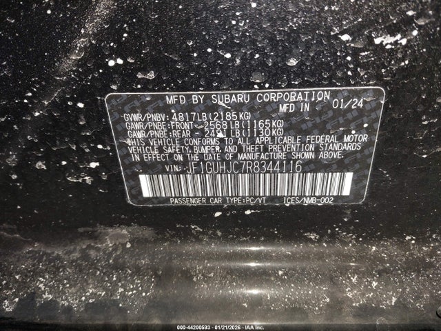 JF1GUHJC7R8344116 Subaru Impreza Rs 5-door