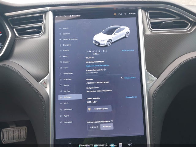 2014 TESLA MODEL S 5YJSA1H15EFP52116 Photo 6