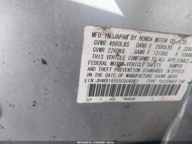 2005 ACURA RL JH4KB16555C004223 Photo 8