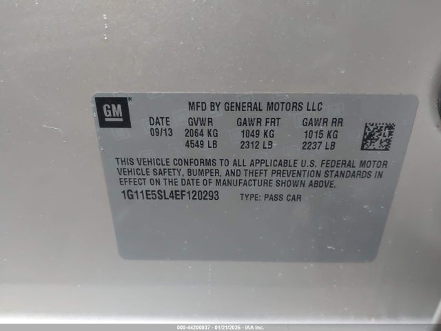 2014 CHEVROLET MALIBU 1G11E5SL4EF120293 Photo 8